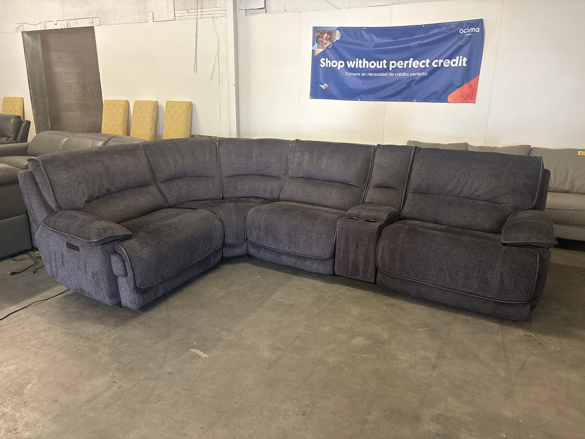 Sage Gray Reclining Sectional