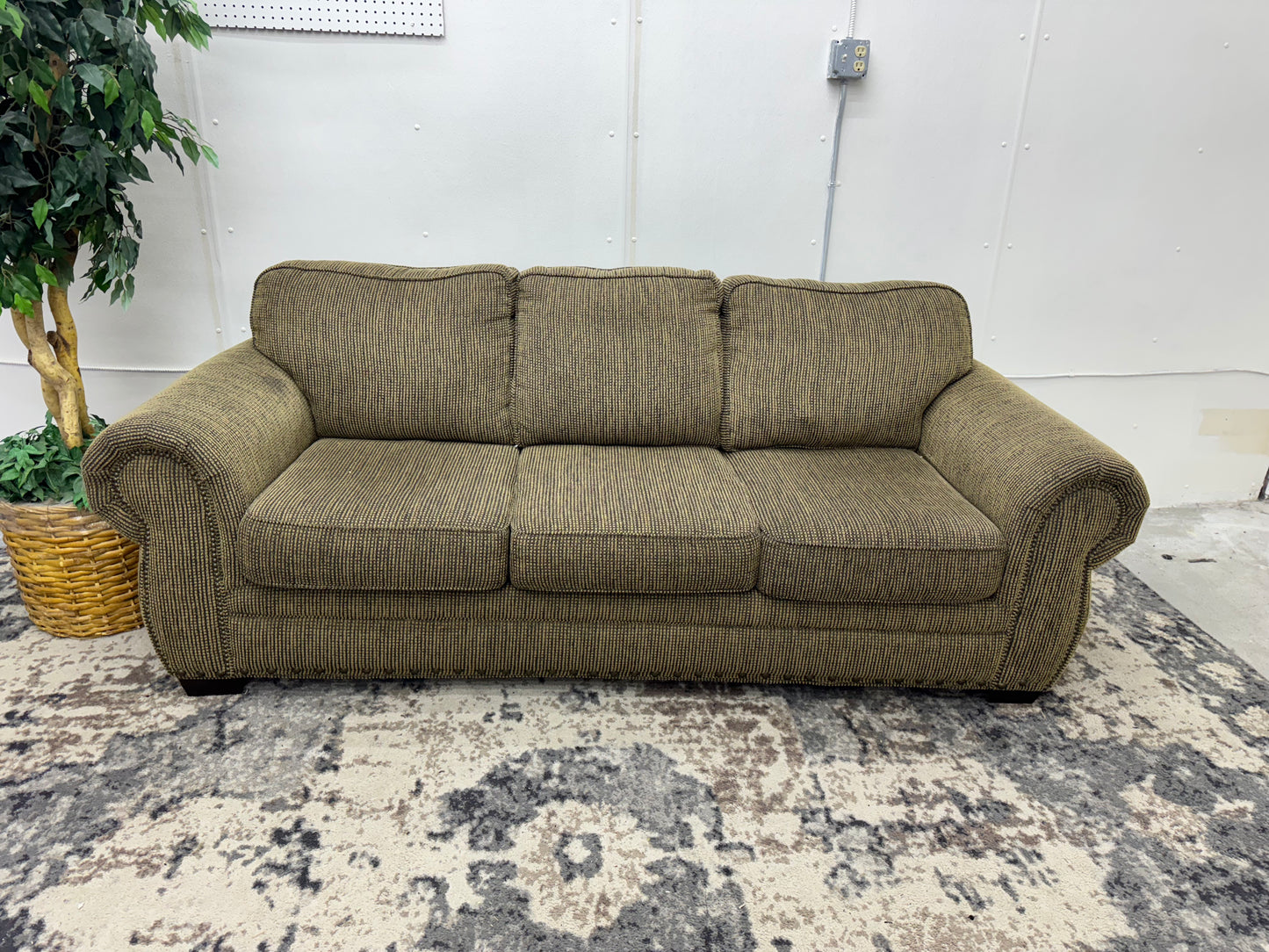 Brown 3 Seater Couch