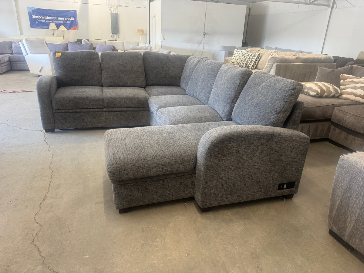 Gray Coddle Sleeper Sectional Sofa