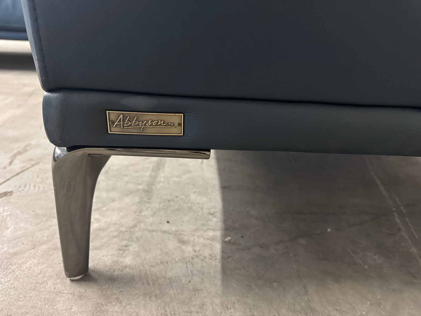 Abbyson Kimora 3-Piece Top Grain Leather Set