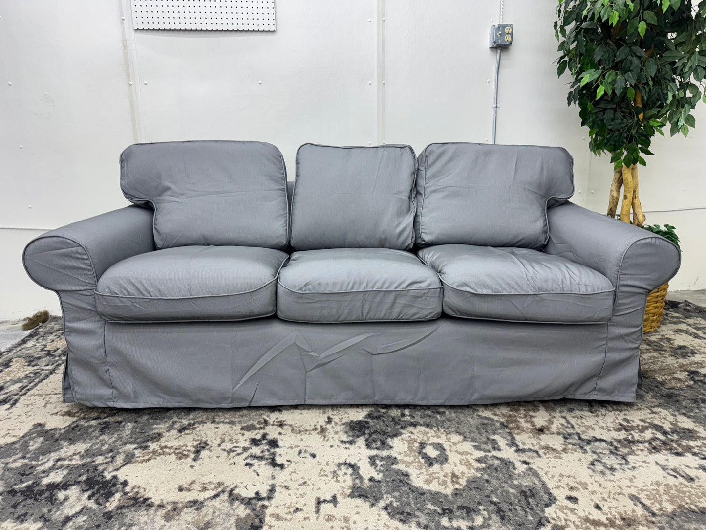 Gray IKEA 3 Seater Couch