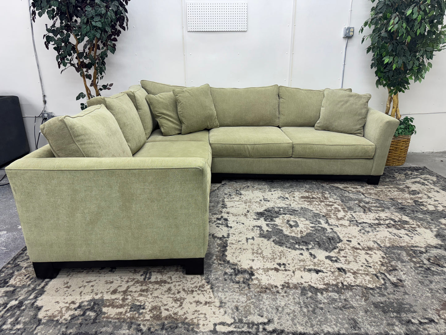 Beige L Shape Sectional Couch