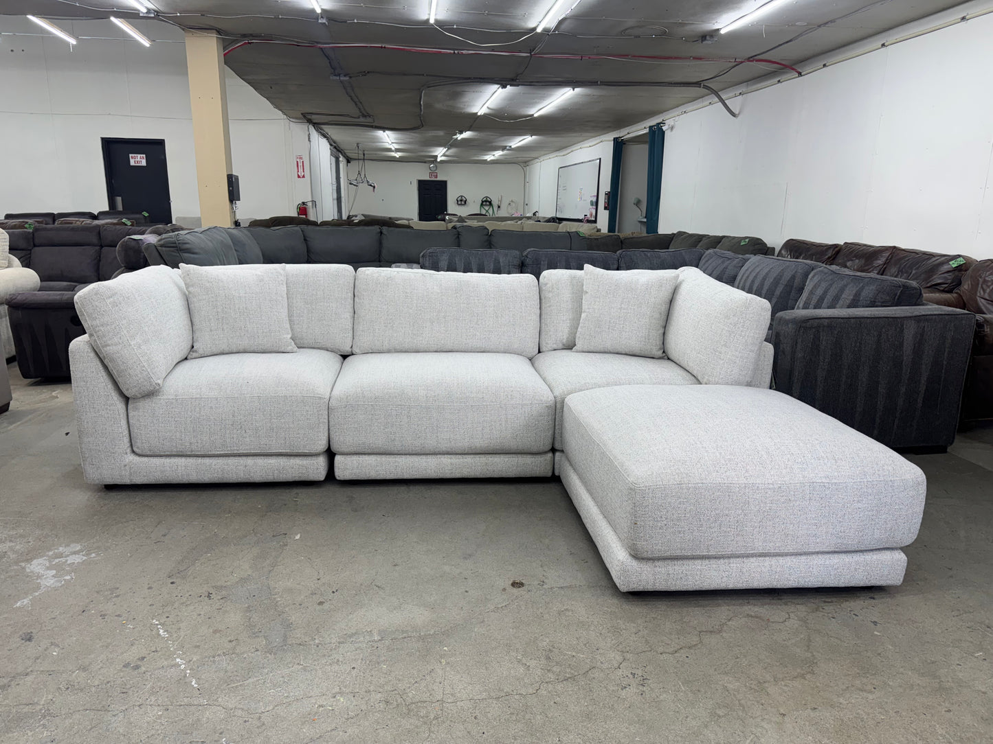 White Modular Sectional Couch