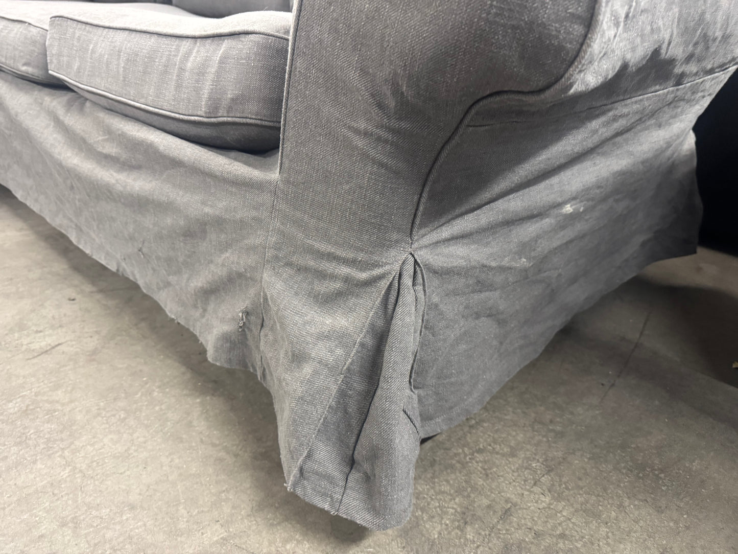 Gray L Shape IKEA Sectional Couch