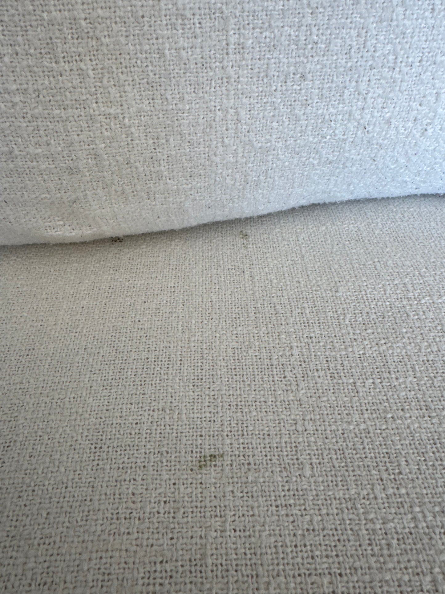 White Mid-Century Modern L-Shape Sectional