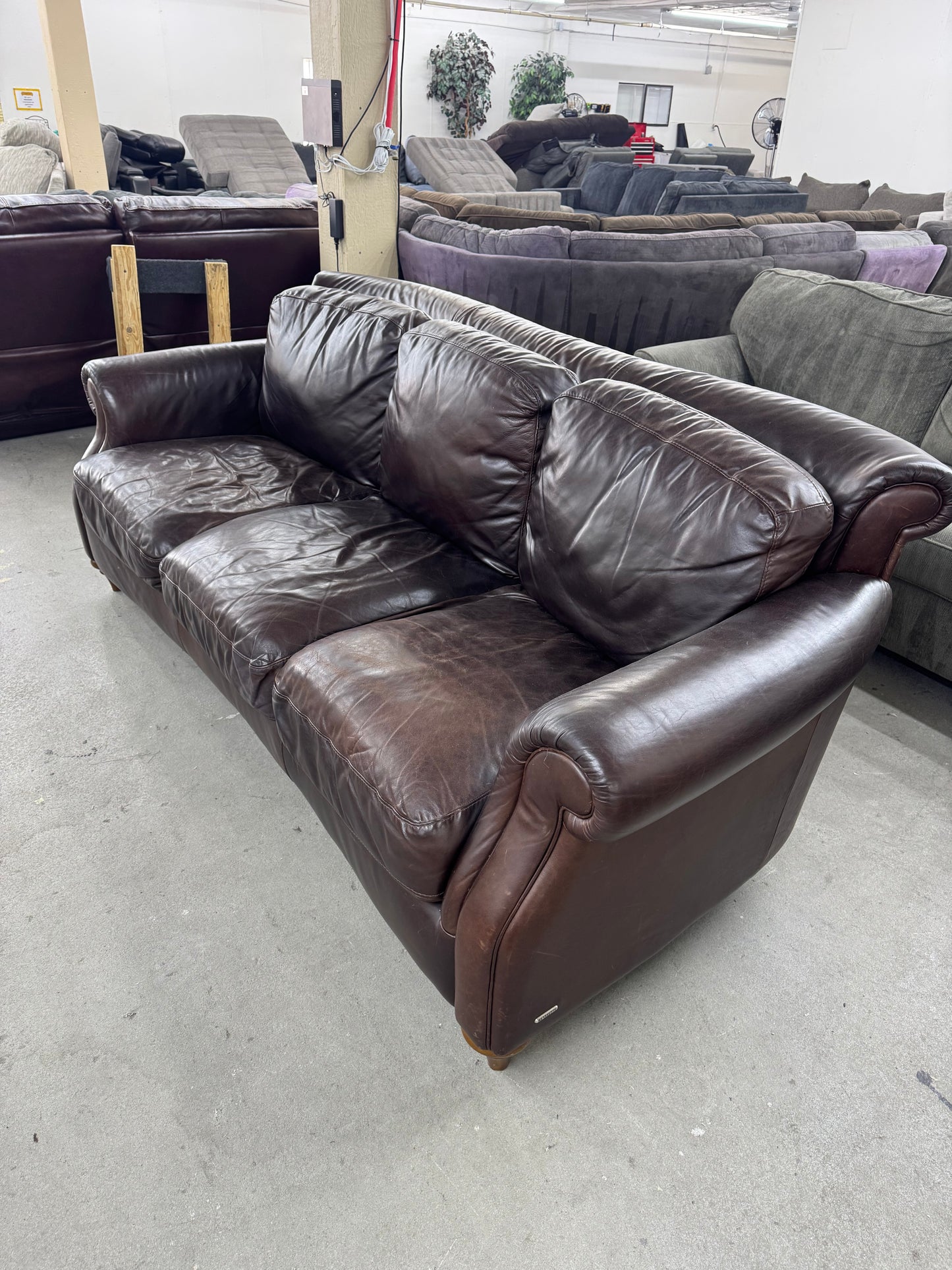Natuzzi Leather Sofa