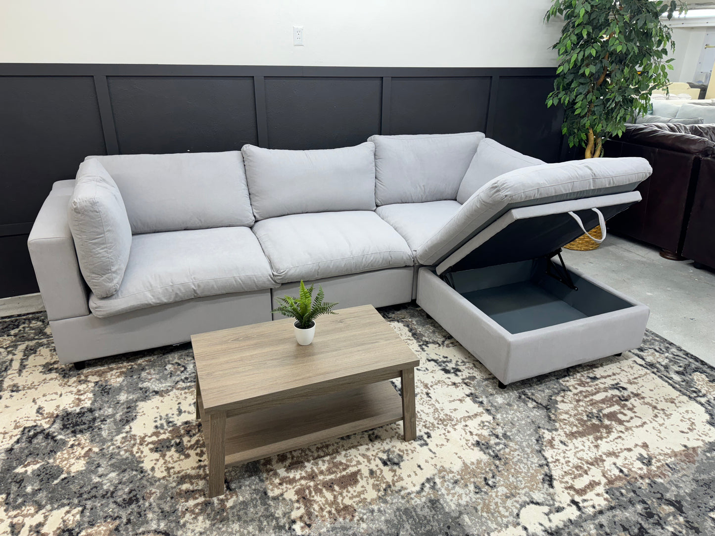 BRAND NEW Light Gray Modular Sectional Cloud Couch
