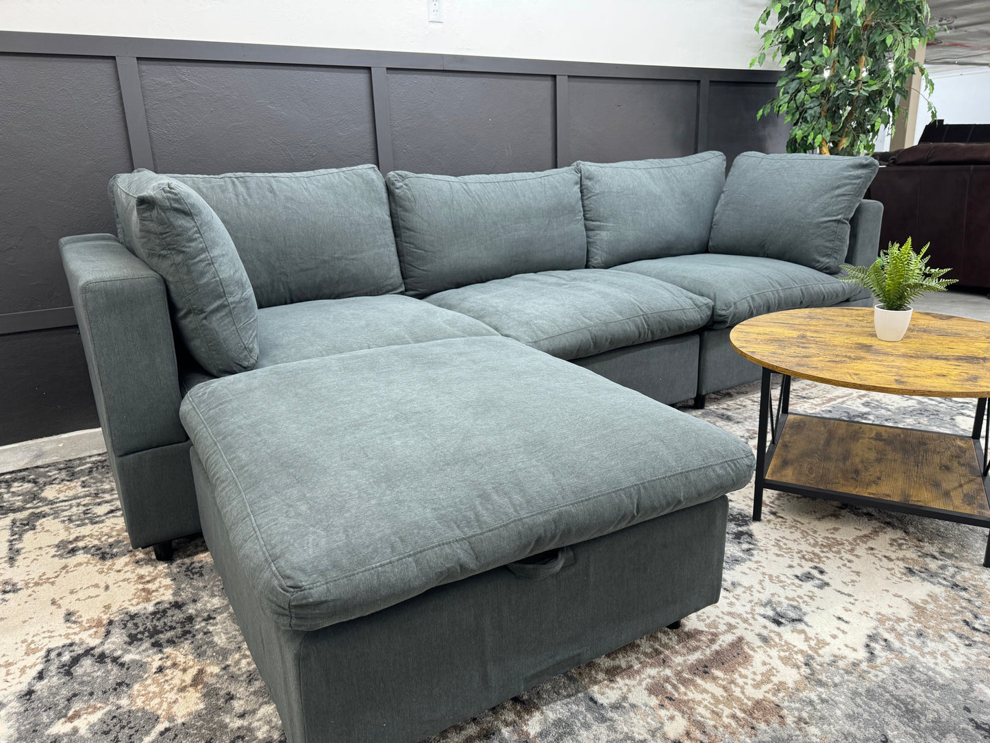 BRAND NEW Dark Gray Modular Sectional Cloud Couch