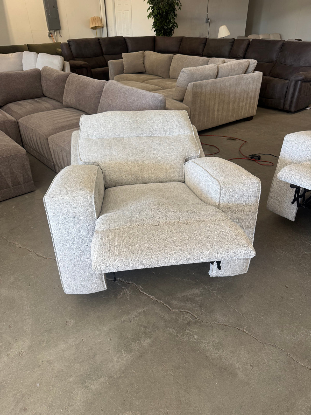 Living Room Set – Ashley Biscoe Performance Fabric Dual Power Reclining Sofa, Loveseat & Recliner