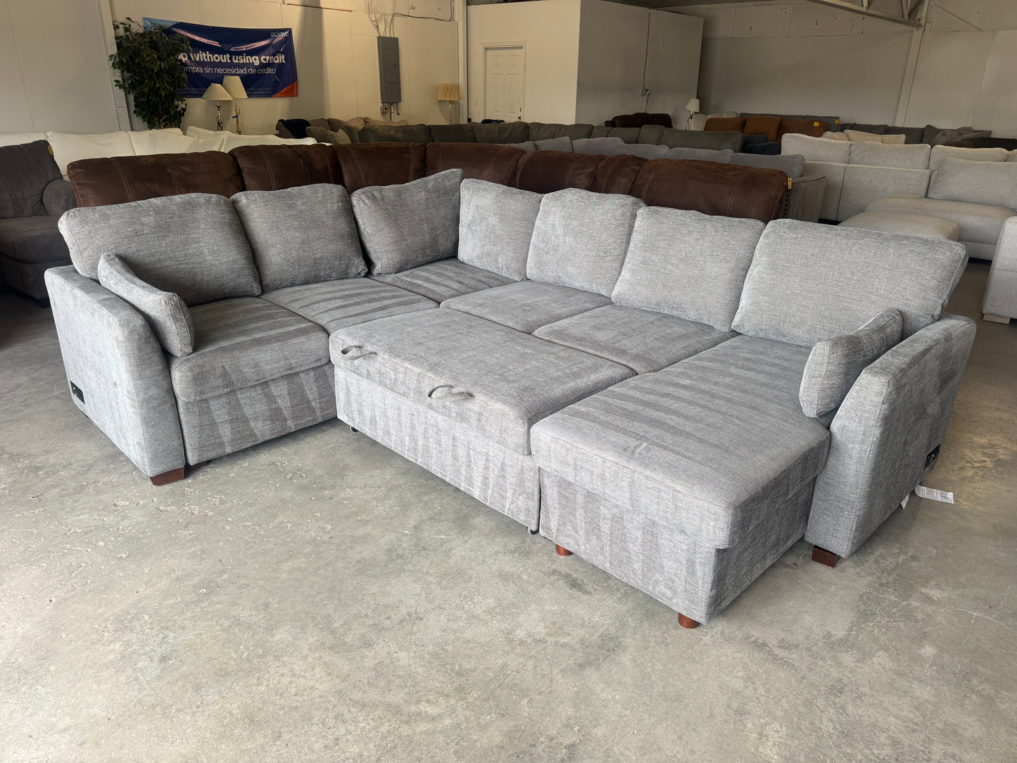 Coddle Luke Sleeper Sofa w/ Reversible Storage Chaise