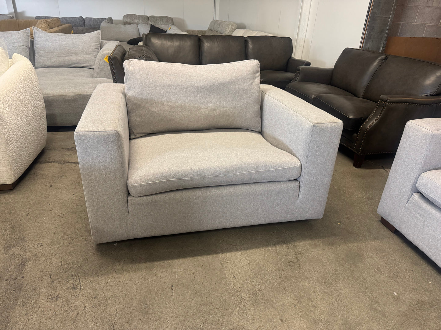 Thomasville Sofa and Oversized Swivel Chair