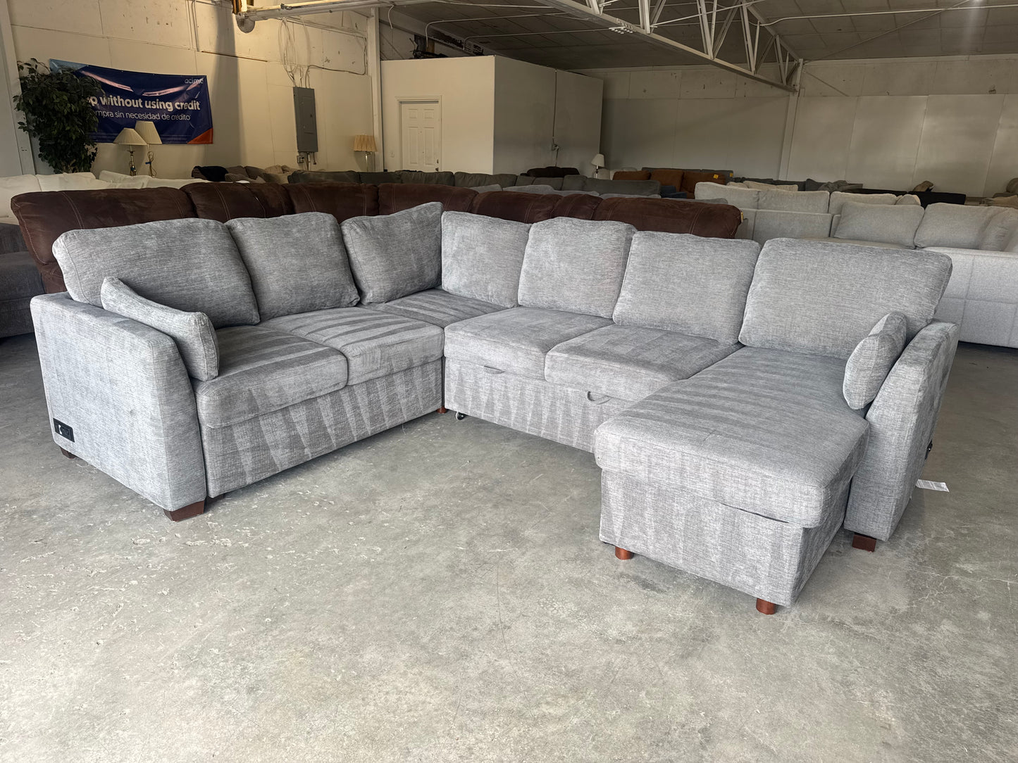 Coddle Luke Sleeper Sofa w/ Reversible Storage Chaise