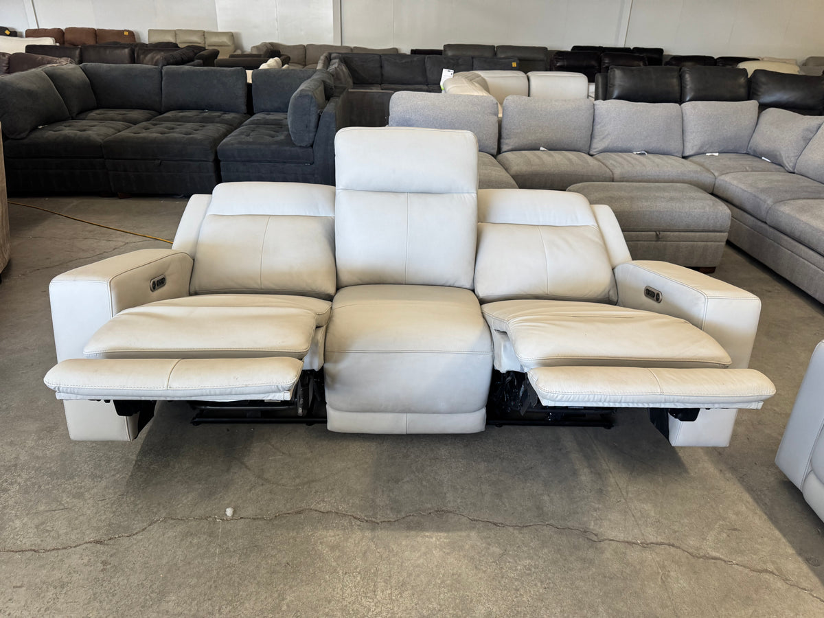 Simon Li Wren Leather Power Reclining Sofa & Zero Gravity Recliner