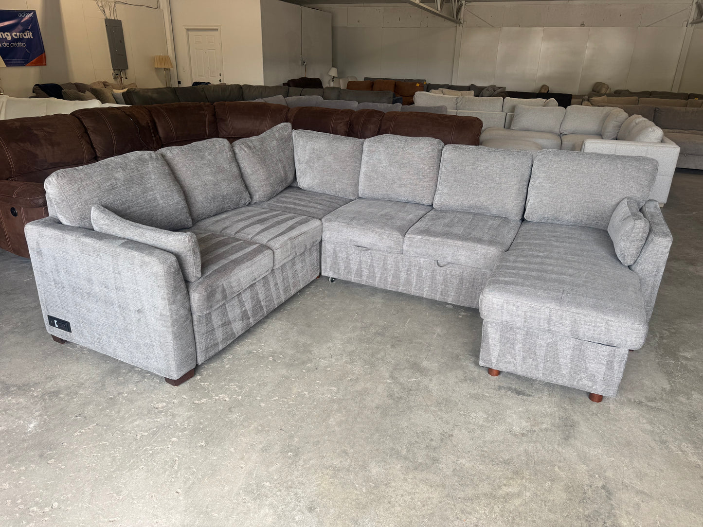 Coddle Luke Sleeper Sofa w/ Reversible Storage Chaise