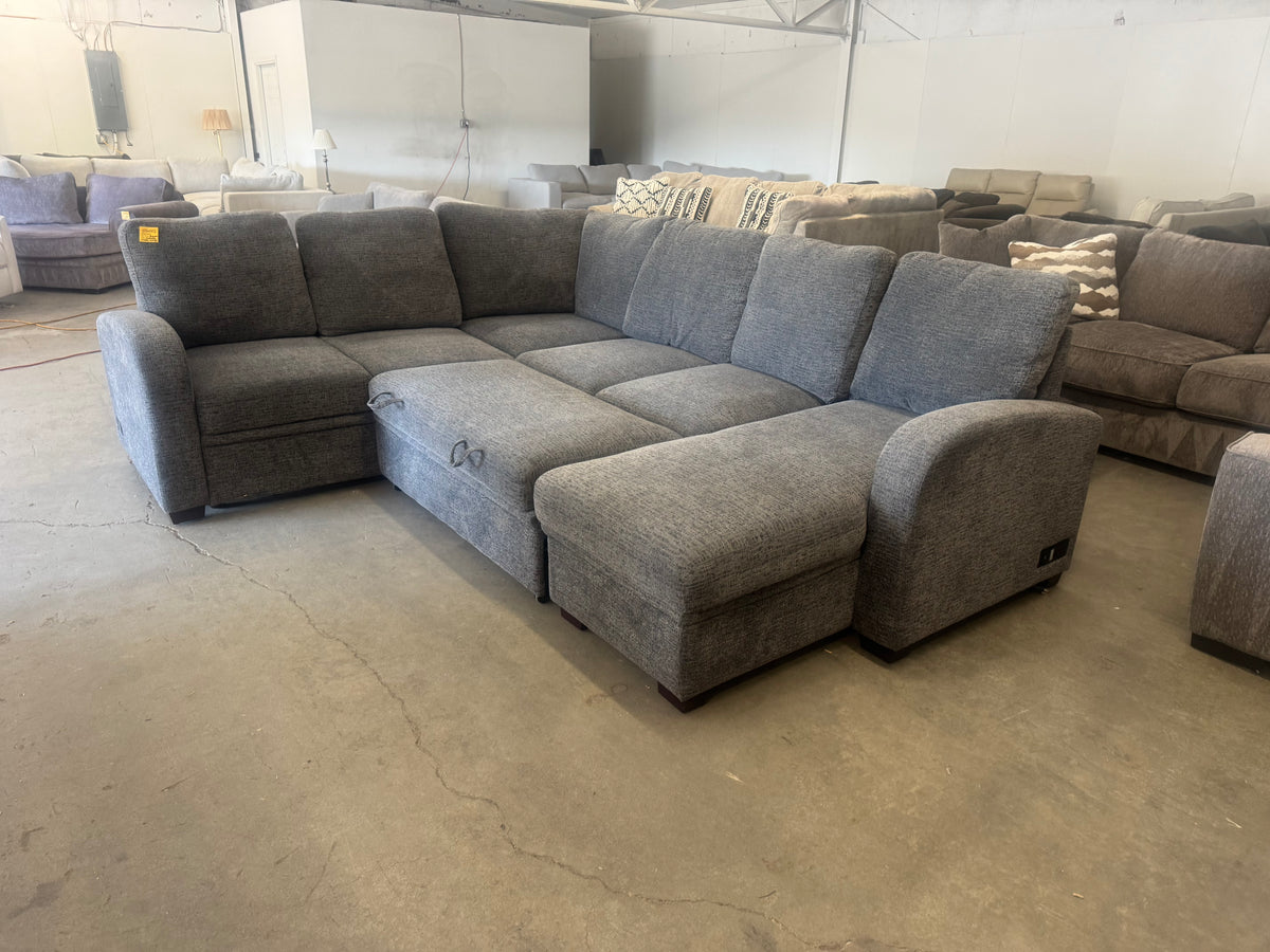 Gray Coddle Sleeper Sectional Sofa