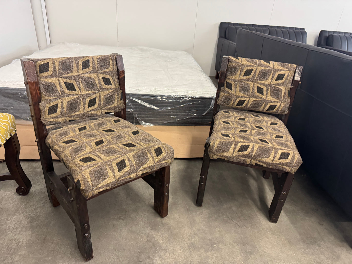 Rustic Southwest Style Wooden Accent Chairs