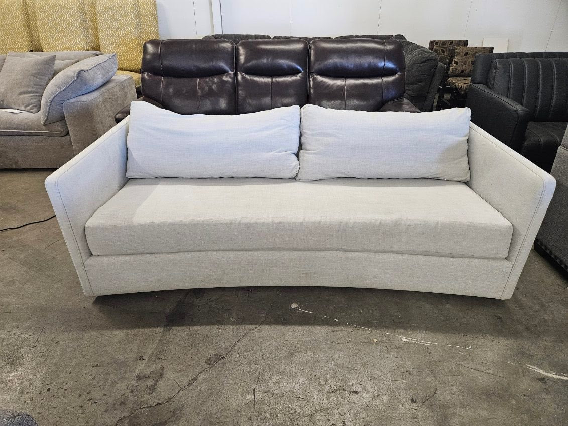 Vanguard EASE Designer Sofa in Cream Performance Fabric