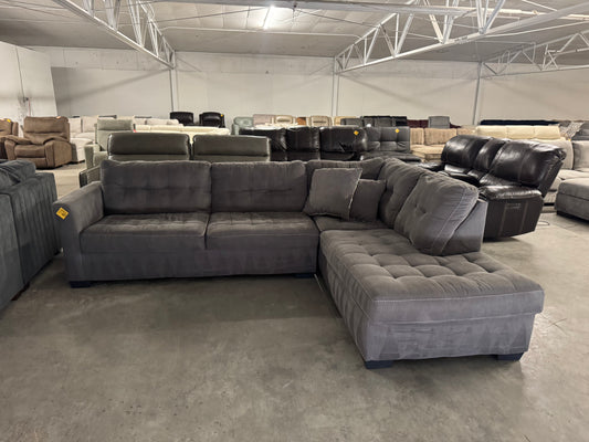 Gray L Shape Sofa