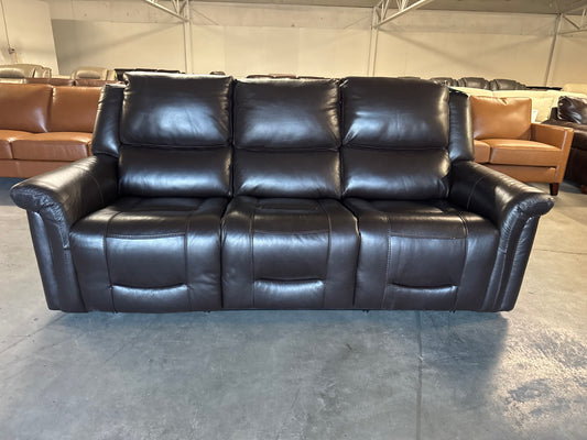 Alba Leather Power Reclining Sofa with Power Headrests
