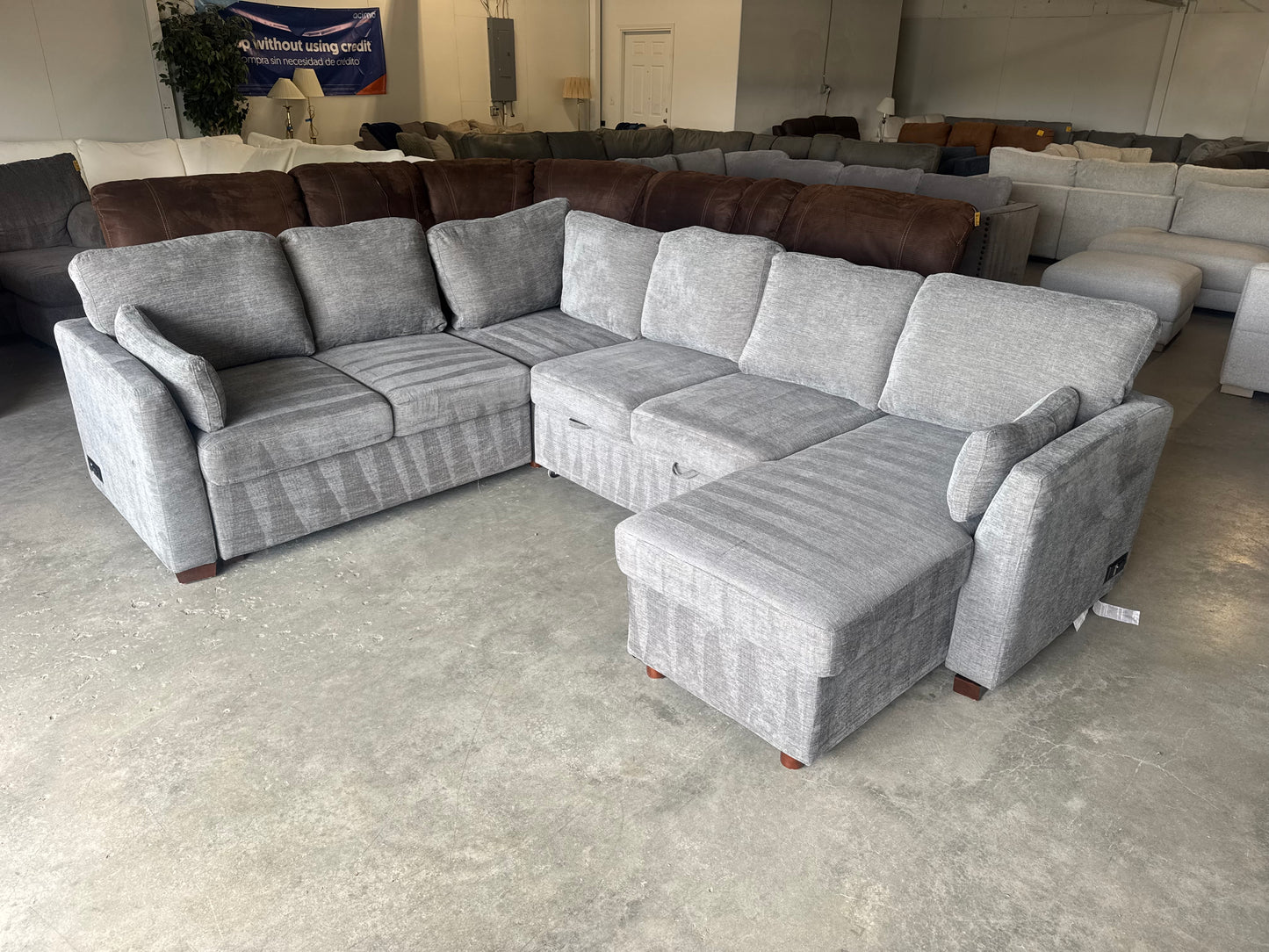 Coddle Luke Sleeper Sofa w/ Reversible Storage Chaise