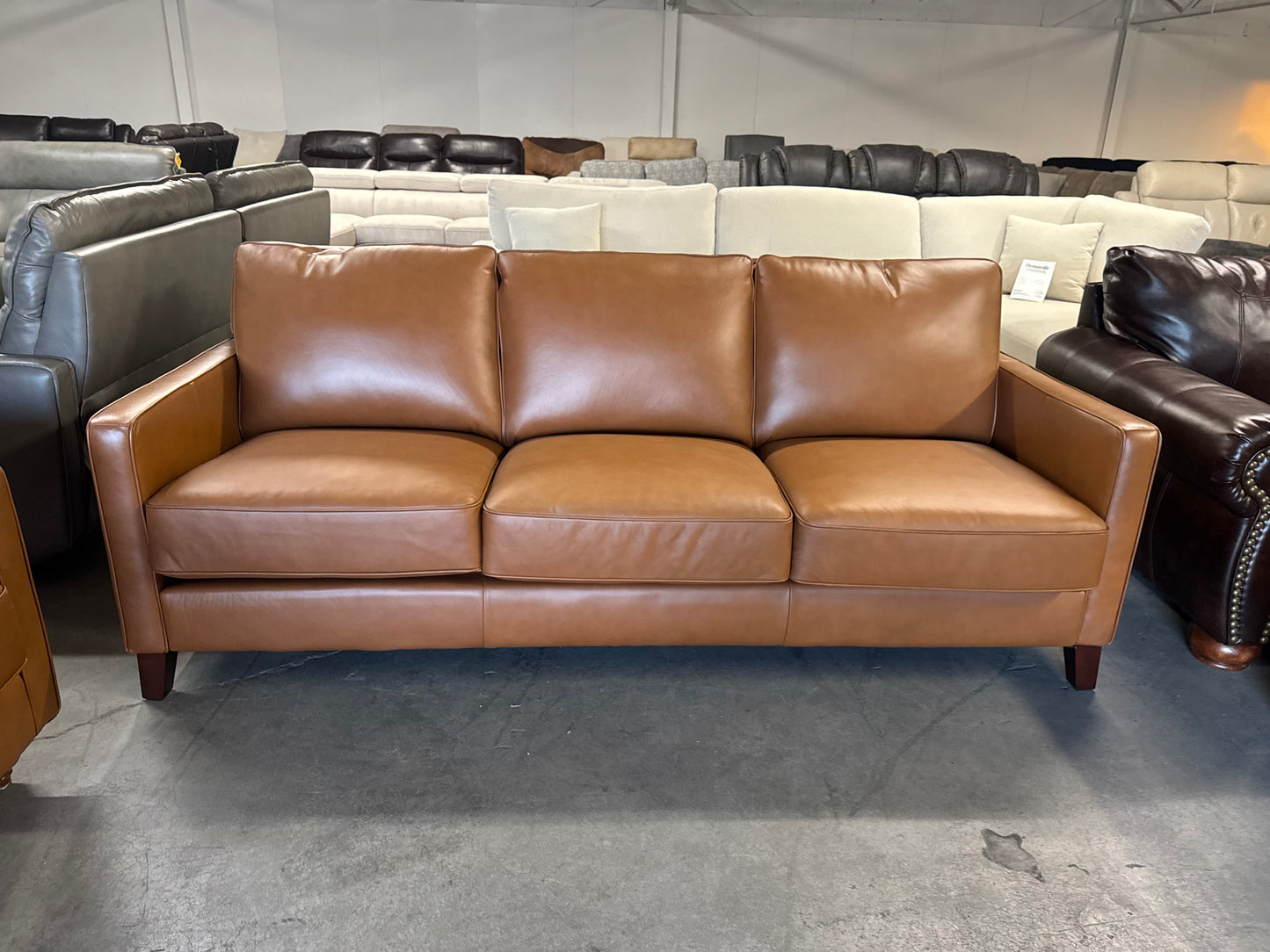 Leather Sofa Set – West Park 3-Piece Leather Set (Sofa, Loveseat & Chair)