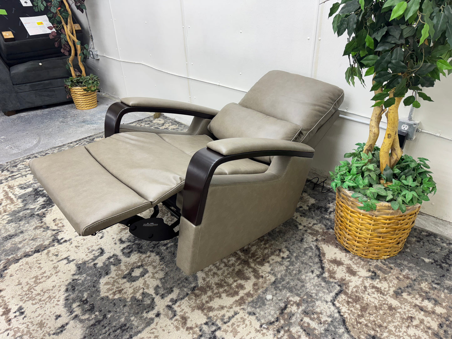 Shayne Leather Power Recliner with Power Headrest