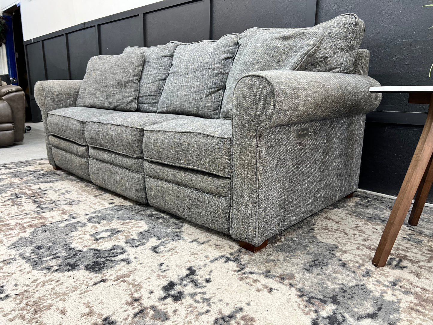 Gray La-Z-Boy Electric Reclining Couch