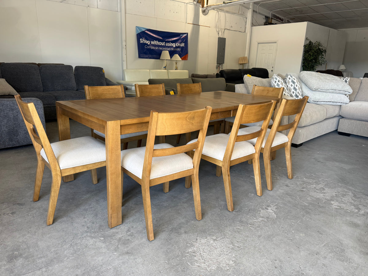 Clayton Dining Table & 8 Chairs