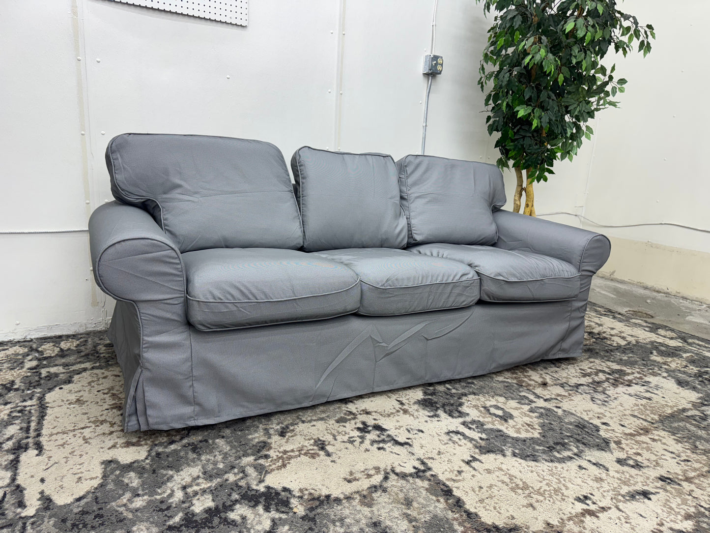 Gray IKEA 3 Seater Couch