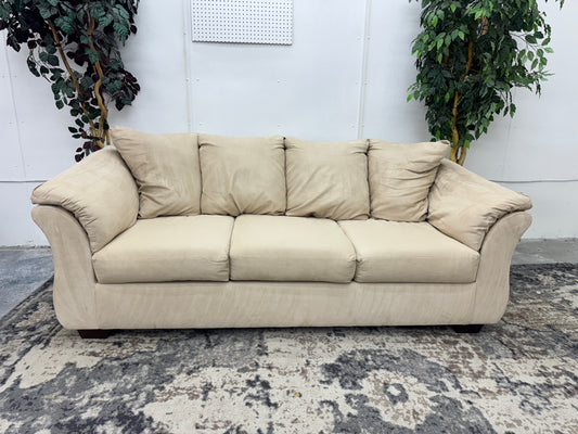 Cream 3 Seater Sofa