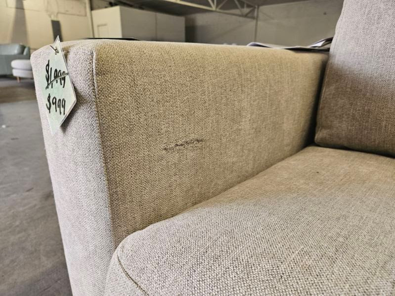 Beige Sleeper Sofa with Queen Mattress