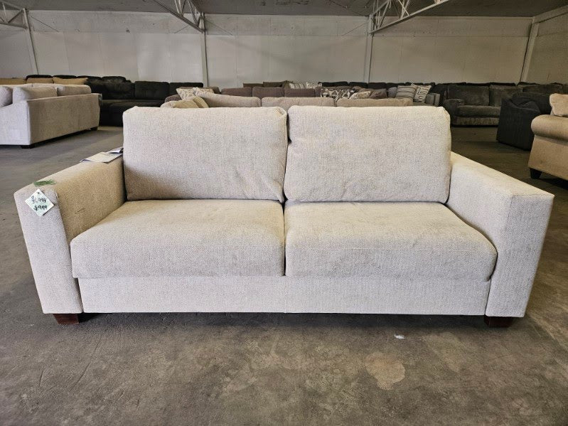 Beige Sleeper Sofa with Queen Mattress