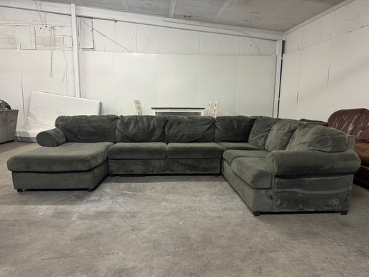 Sage Gray U-Shaped Sectional