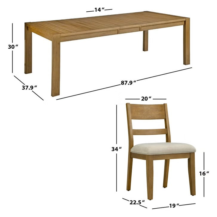Clayton Dining Table & 8 Chairs