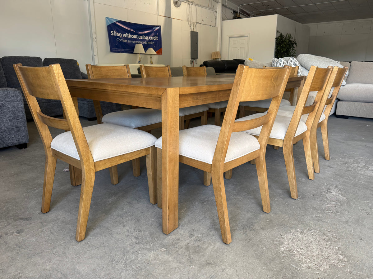 Clayton Dining Table & 8 Chairs