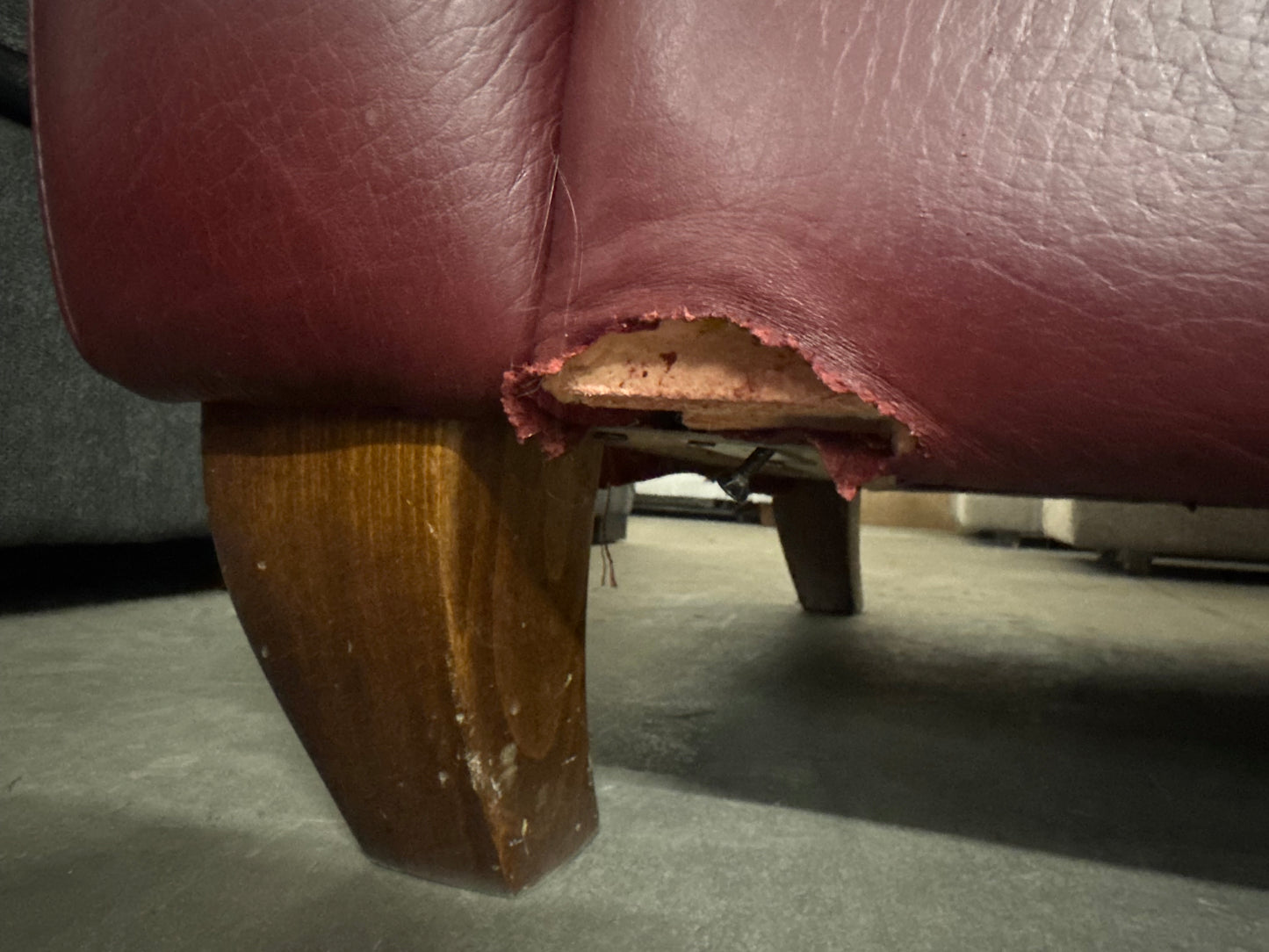 Red Leather Sofa & Loveseat Set