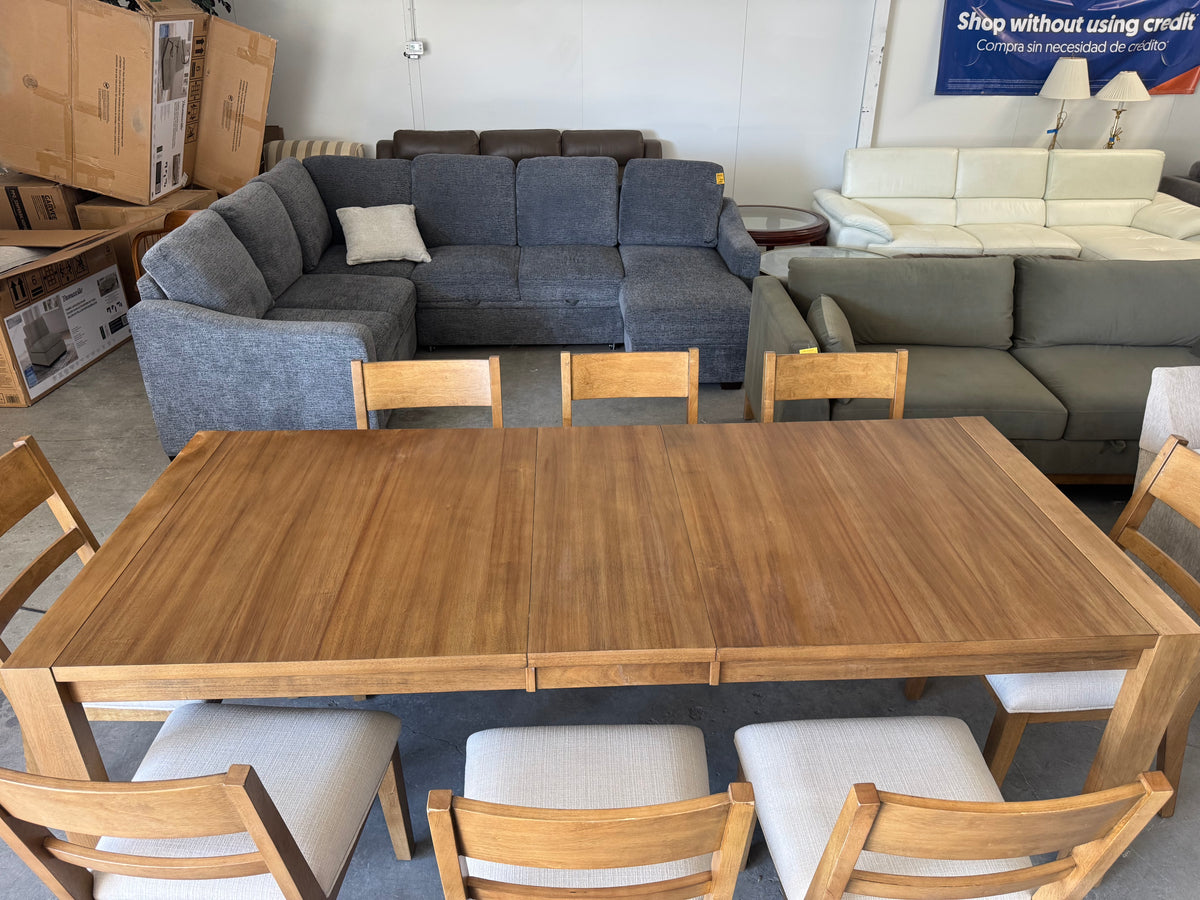 Clayton Dining Table & 8 Chairs