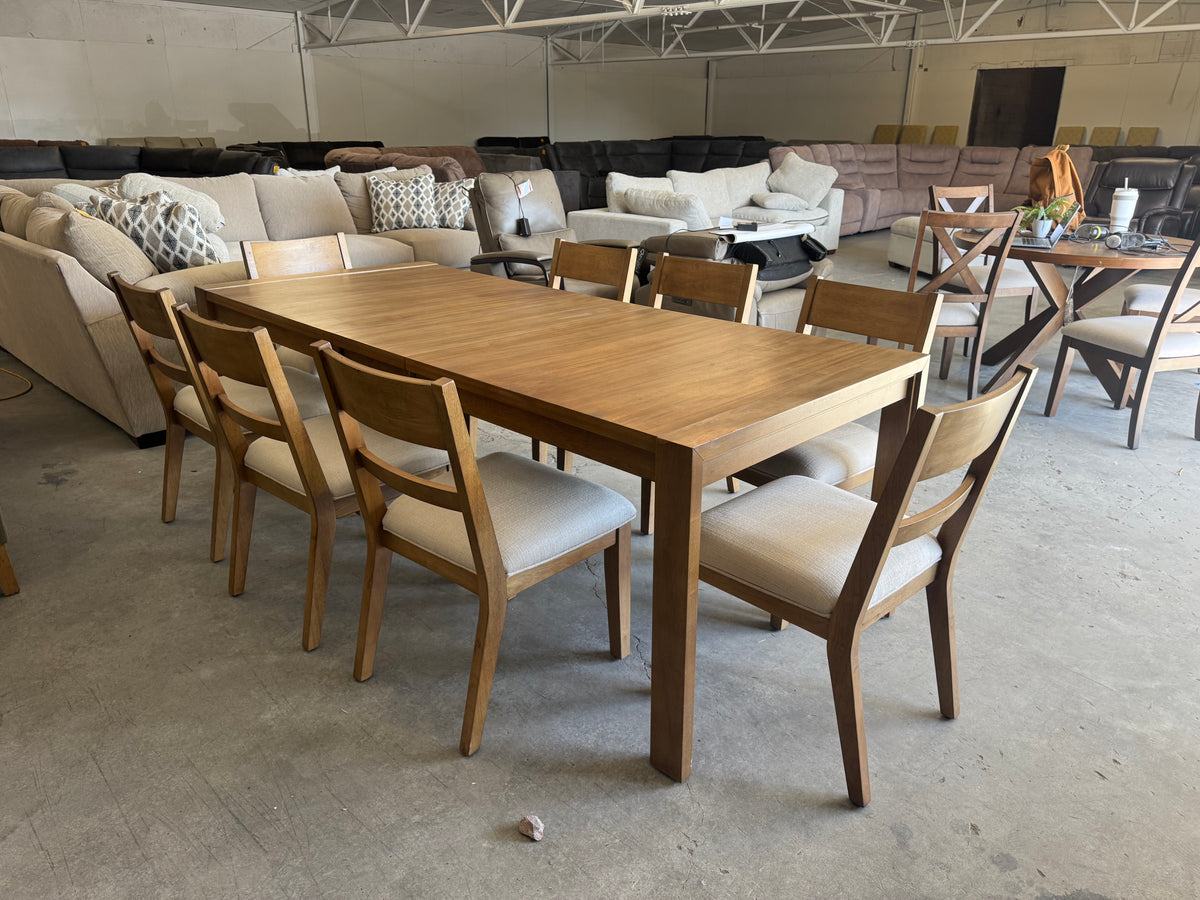 Clayton Dining Table & 8 Chairs