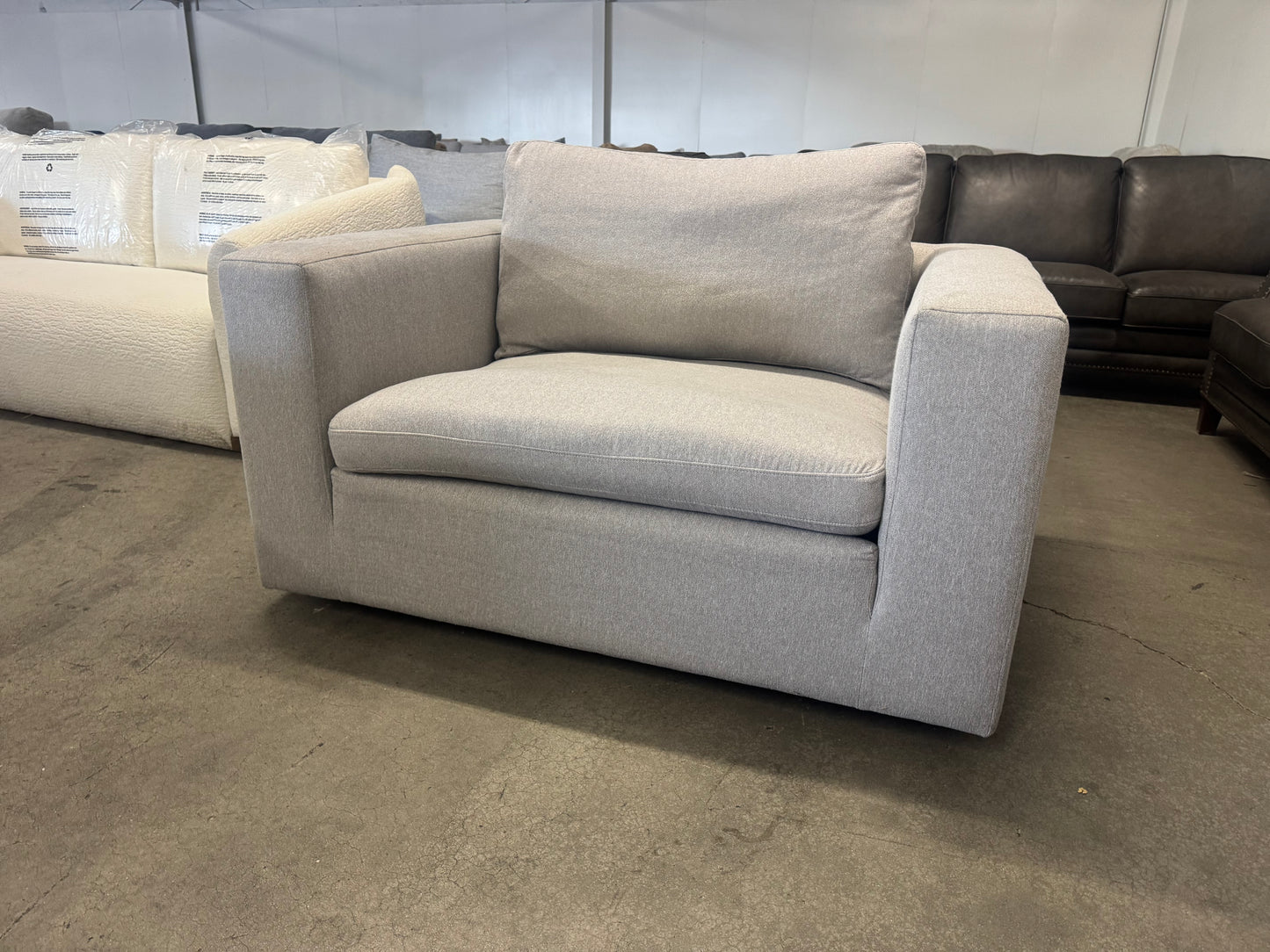 Thomasville Sofa and Oversized Swivel Chair