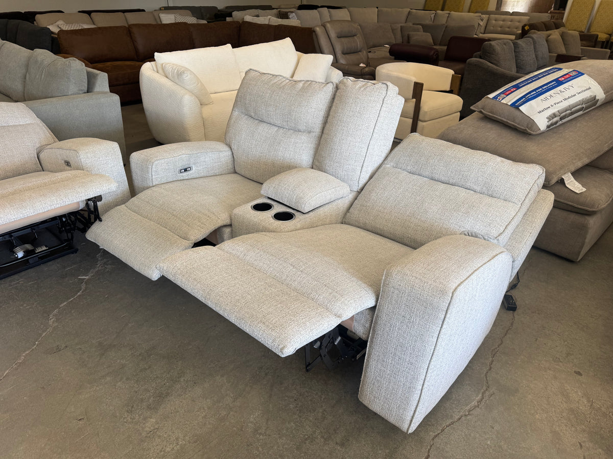 Living Room Set – Ashley Biscoe Performance Fabric Dual Power Reclining Sofa, Loveseat & Recliner