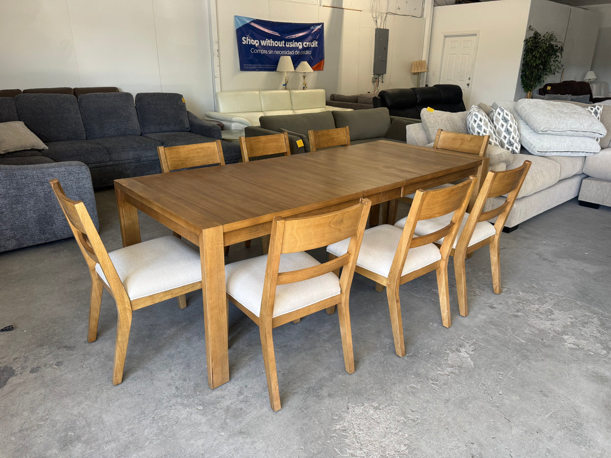 Clayton Dining Table & 8 Chairs