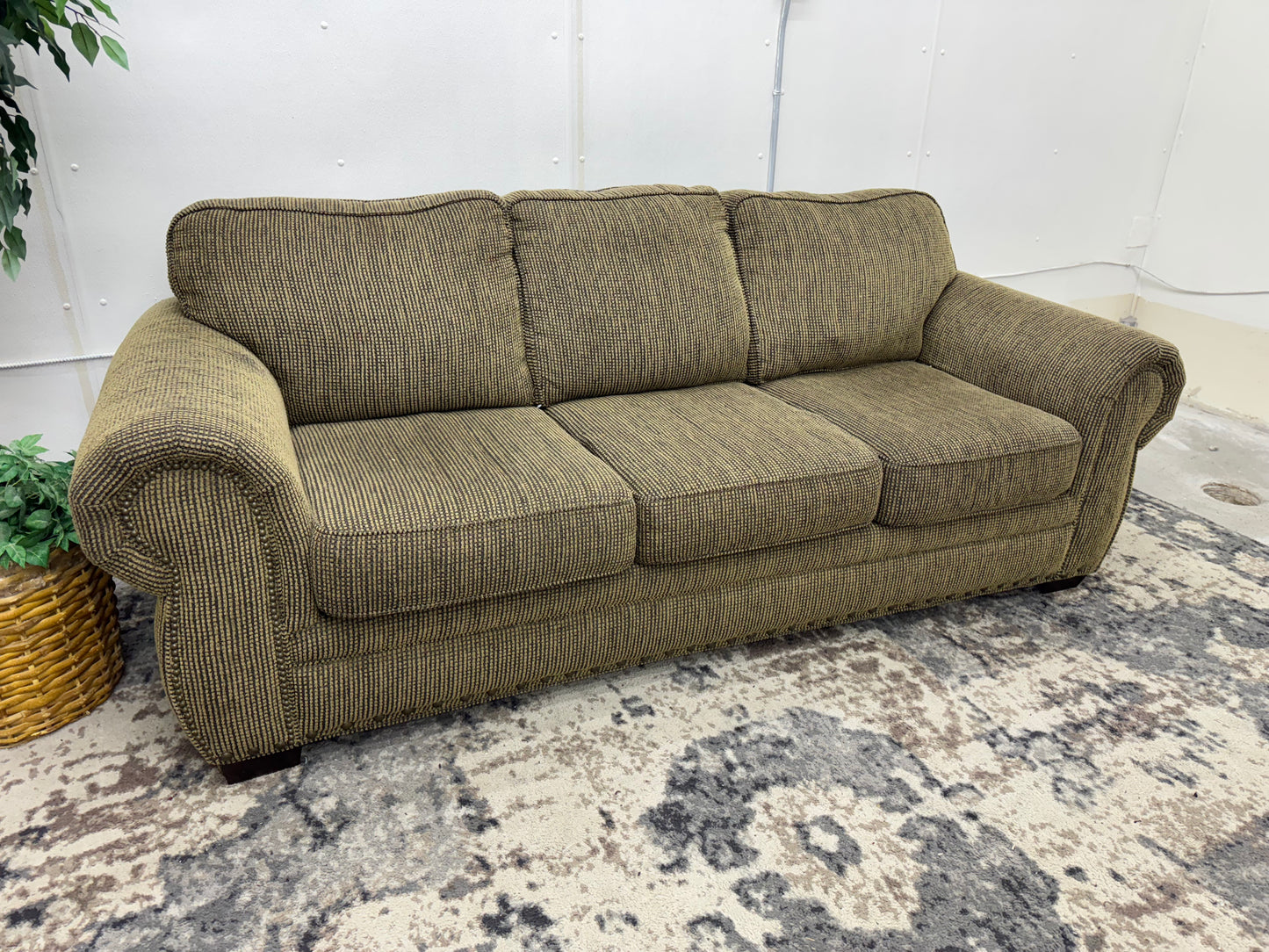 Brown 3 Seater Couch