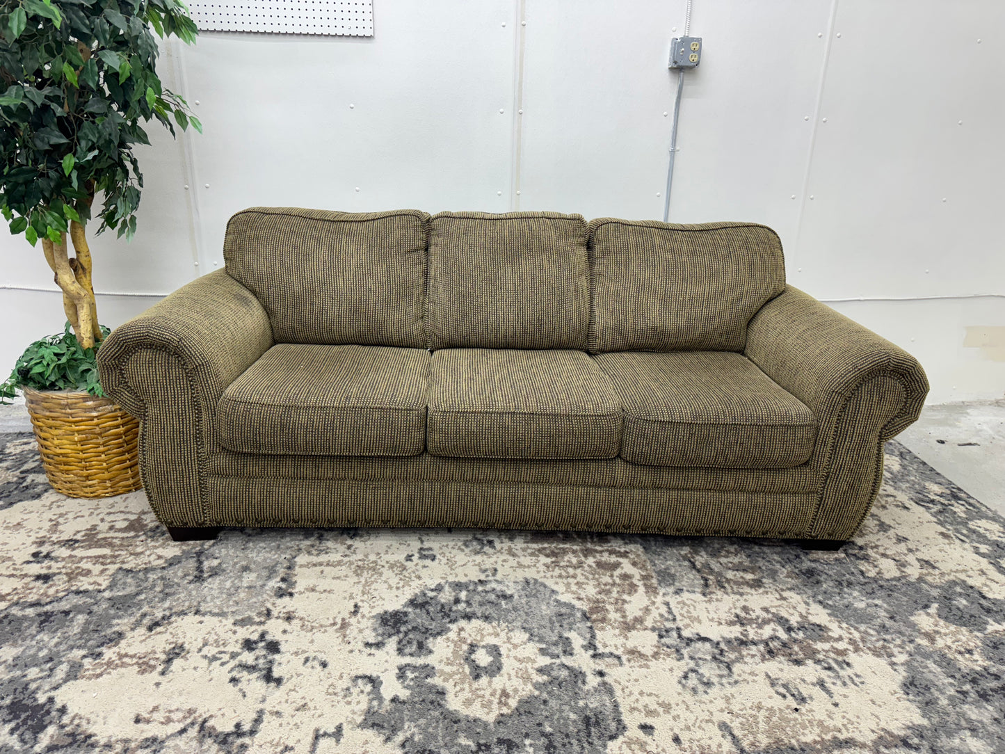 Brown 3 Seater Couch