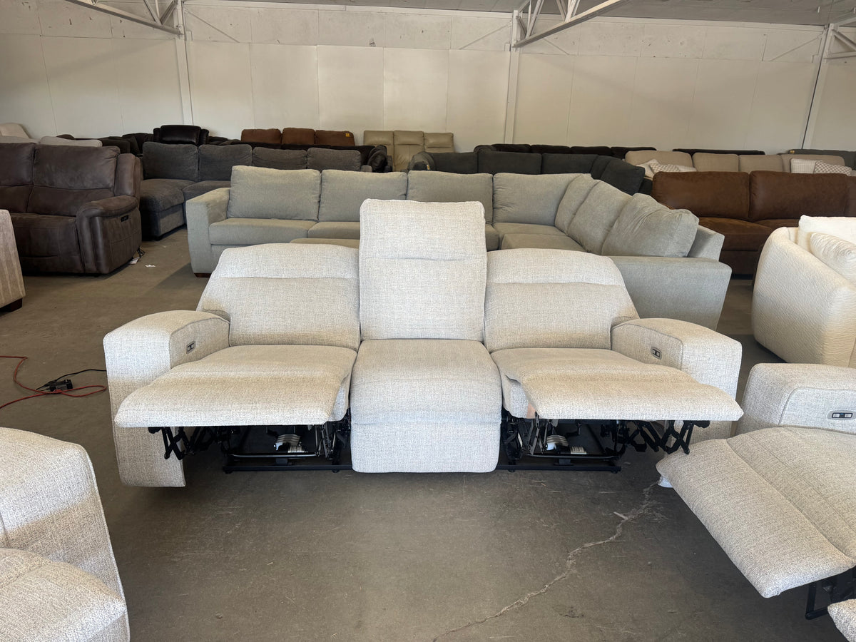 Living Room Set – Ashley Biscoe Performance Fabric Dual Power Reclining Sofa, Loveseat & Recliner