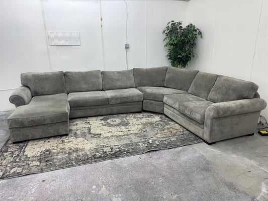 LIKE NEW Huge Gray U Shaped Sectional Couch