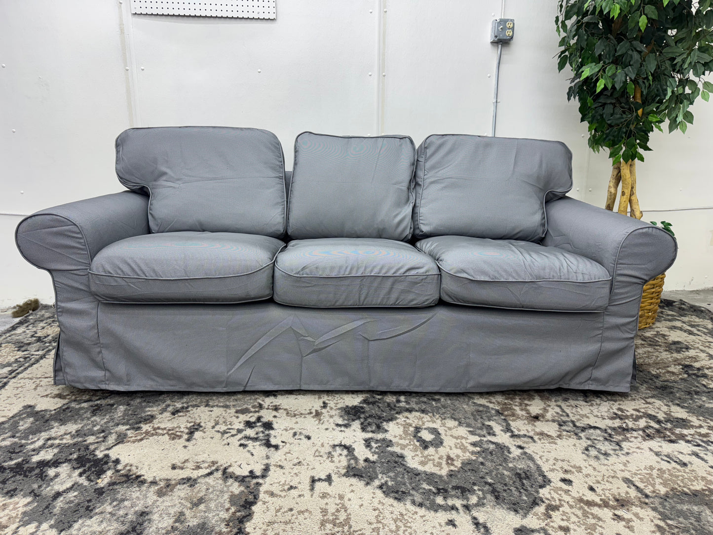 Gray IKEA 3 Seater Couch