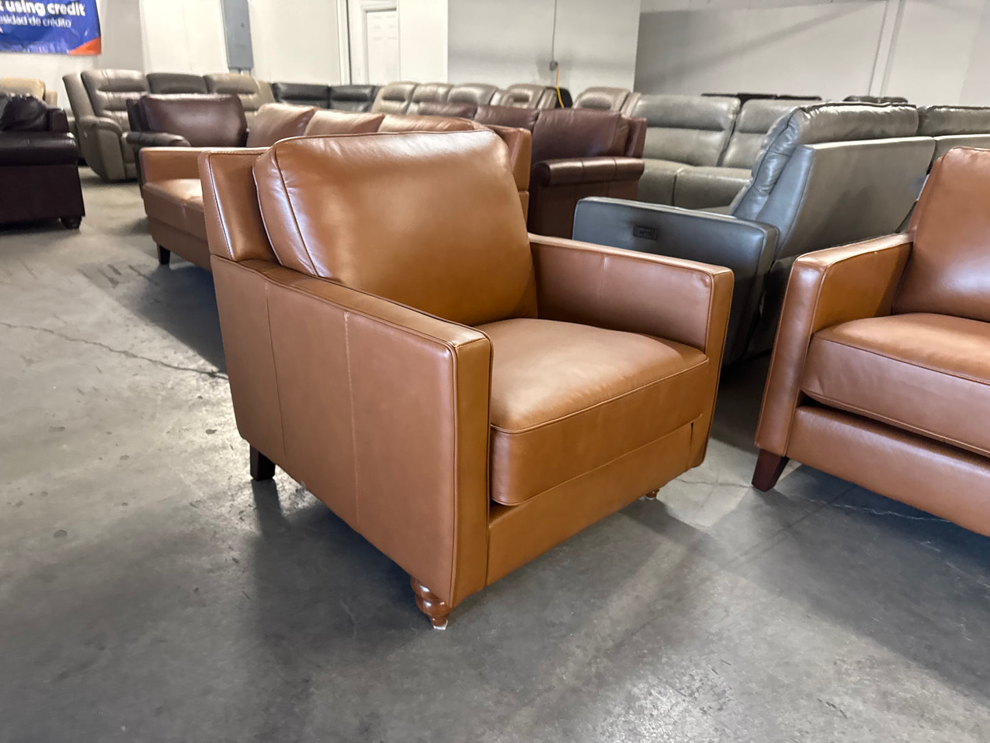 Leather Sofa Set – West Park 3-Piece Leather Set (Sofa, Loveseat & Chair)