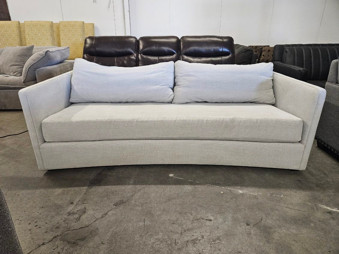 Vanguard EASE Designer Sofa in Cream Performance Fabric