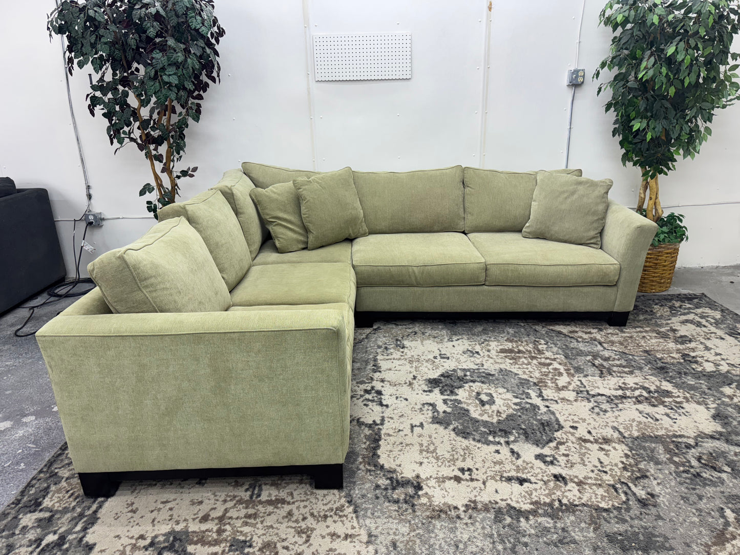 Beige L Shape Sectional Couch