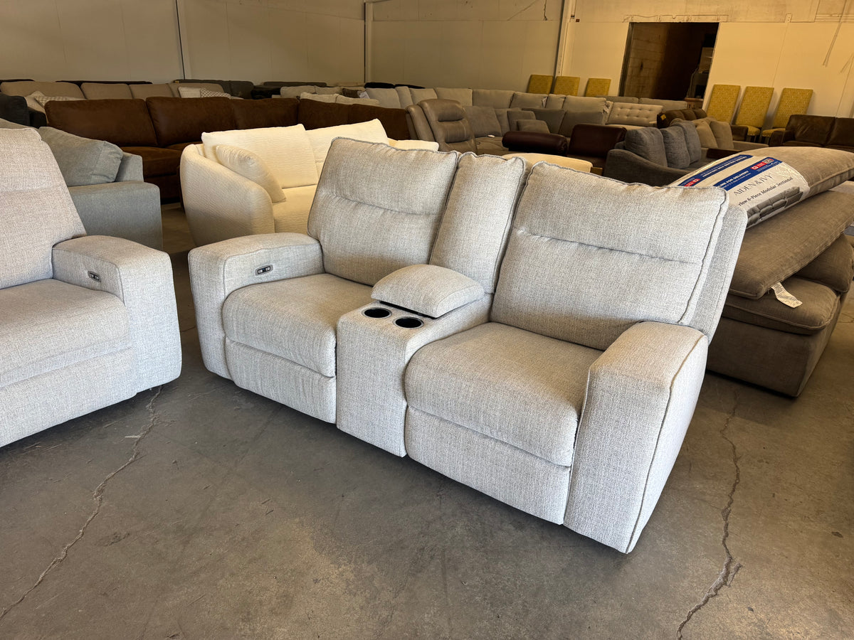 Living Room Set – Ashley Biscoe Performance Fabric Dual Power Reclining Sofa, Loveseat & Recliner